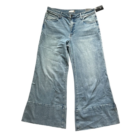 Kut From The Kloth Mid Rise Goldie Super Flare Jeans NWT Size 12 - Picture 1 of 9
